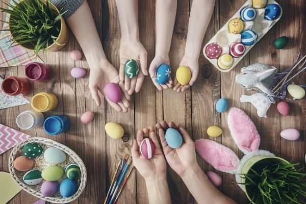 Easter Craft Egg Decorating